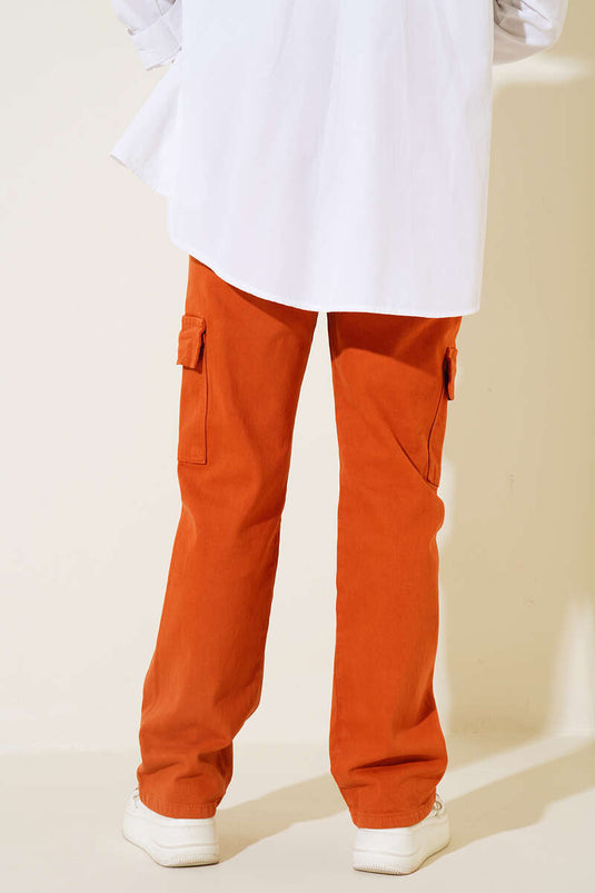 السراويل البضائع مع بلاط جيوب