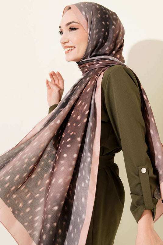 Ceylan Eye Soft Shawl Latte