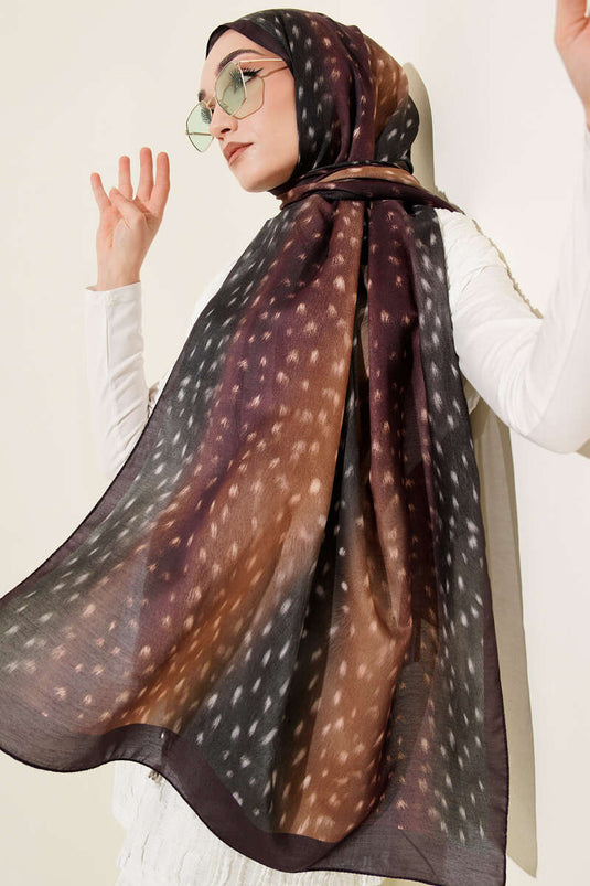Ceylan Eye Soft Shawl Mulberry