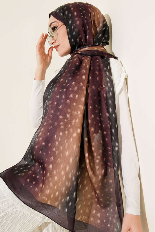 Ceylan Eye Soft Shawl Mulberry
