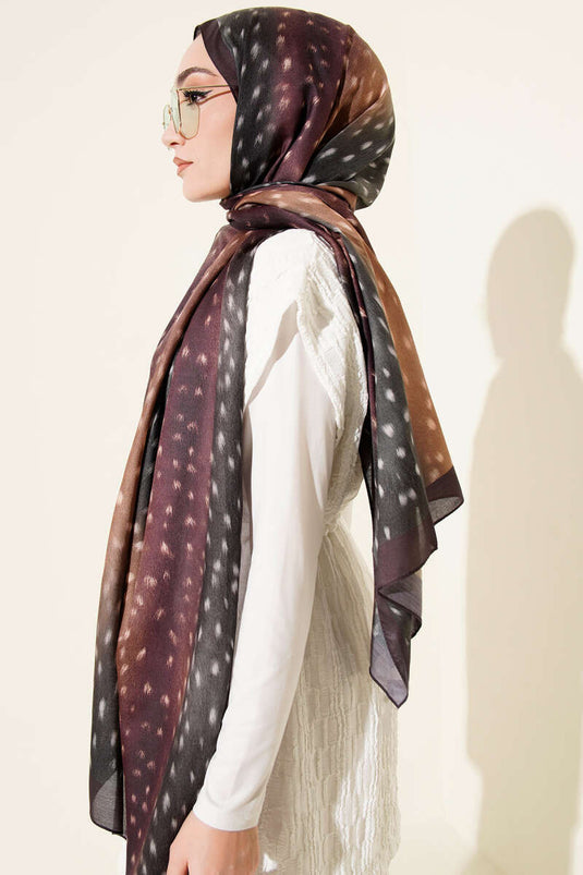 Ceylan Eye Soft Shawl Mulberry