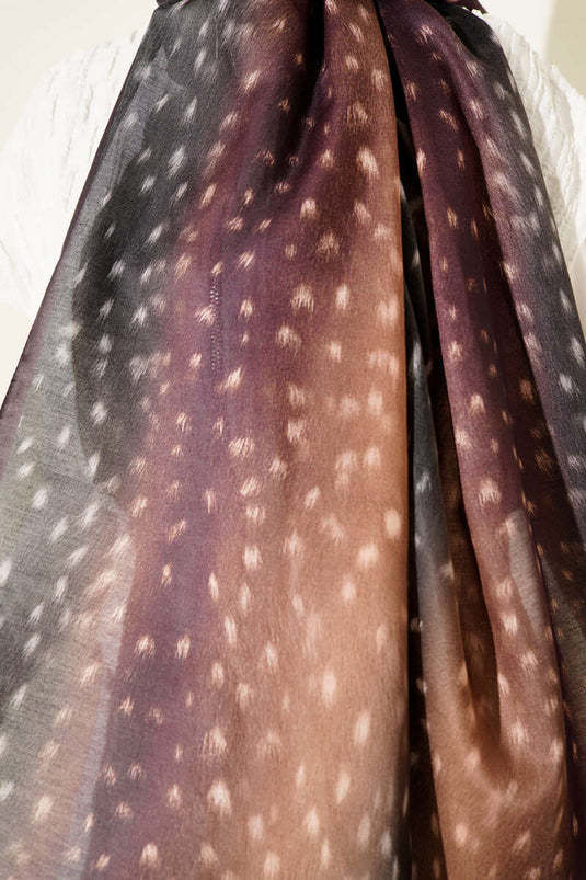 Ceylan Eye Soft Shawl Mulberry