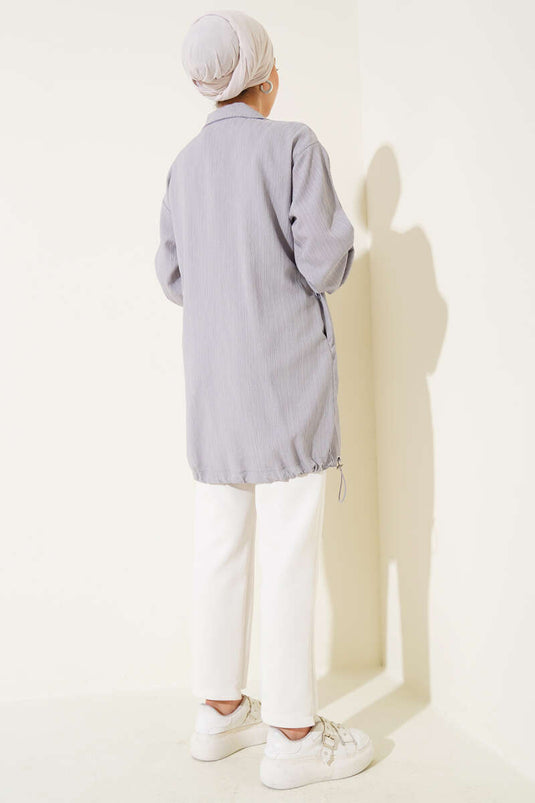 Flower-Bearing Tree Bark Cover Grey