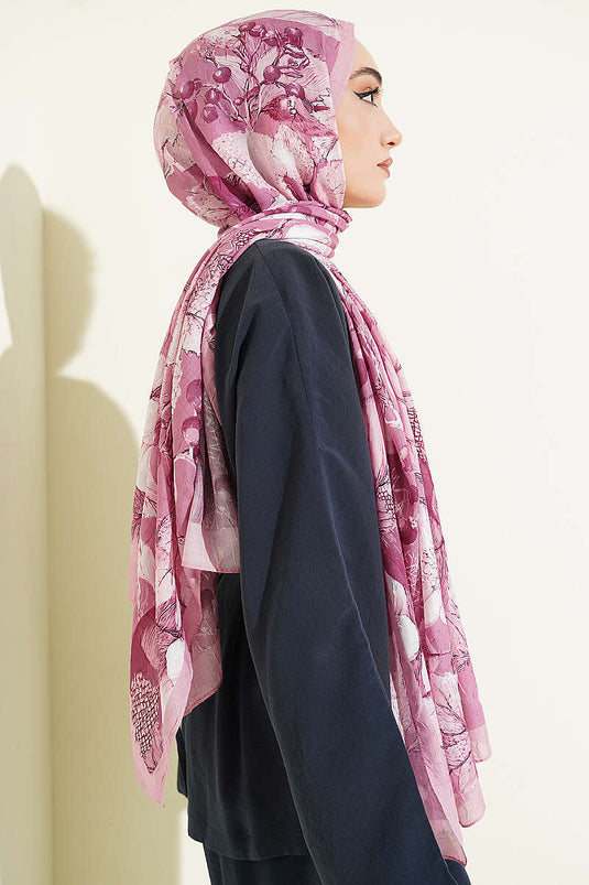 Çiçekli Bambu Kraş Pembe Serisi Asorti 10
