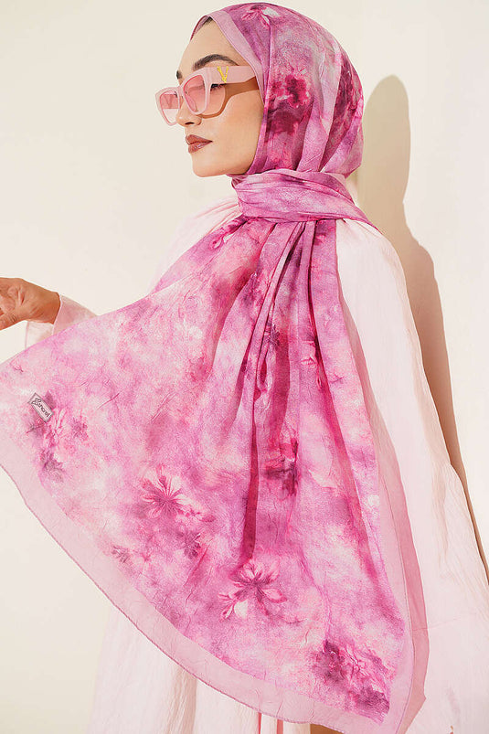 Serie Variada 11 De Bambú Con Flores Kraş Rosa