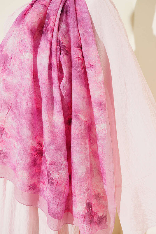 Serie Variada 11 De Bambú Con Flores Kraş Rosa