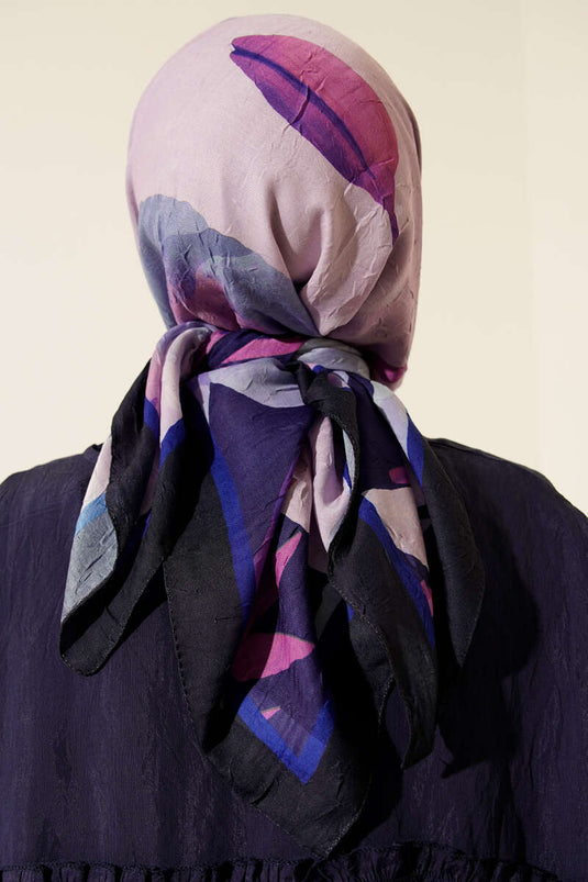 Floral gestreifter Bambus-Crush-Schal, Parlament