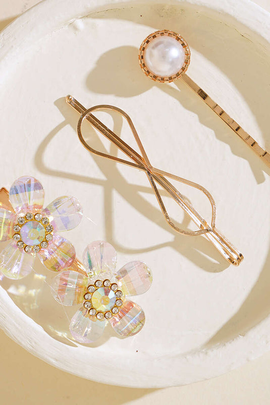 Boucle de ceinture à fleurs dorée