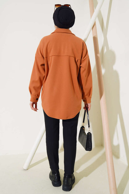 Veste à double poche poitrine boutonnée Tile