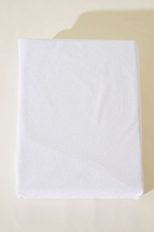 Protège-matelas imperméable double blanc