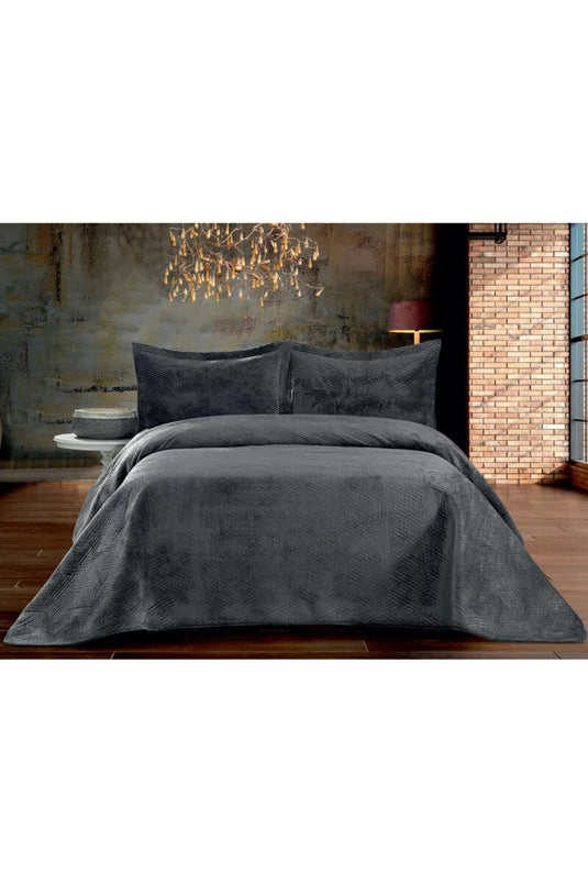 Couvre-lit double fumé