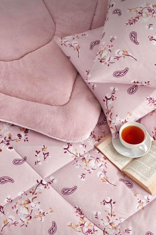 Dubbelzijdige Roze Dekbedovertrekset