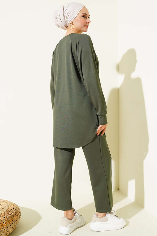 Ensemble double Loyşa avec détails Çıma kaki