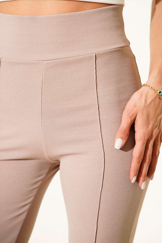 Chimali Spanish Flare Trousers Mink