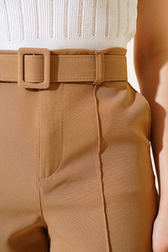 Çımalı Short Ceinturé Biscuit