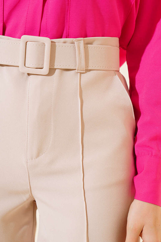 Çımalı Short Ceinturé Pierre