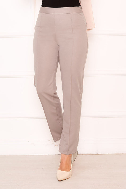 Çımalı Tesettür Pantolon Vizon