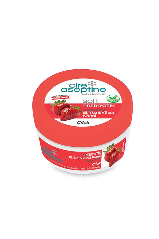 Crème Mains Et Corps Fraise Cire Aseptine 200 Ml