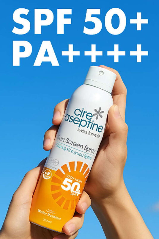 كريم واقي شمس للجسم سبراي SPF50+ حجم 200 مل من سير أسبتين