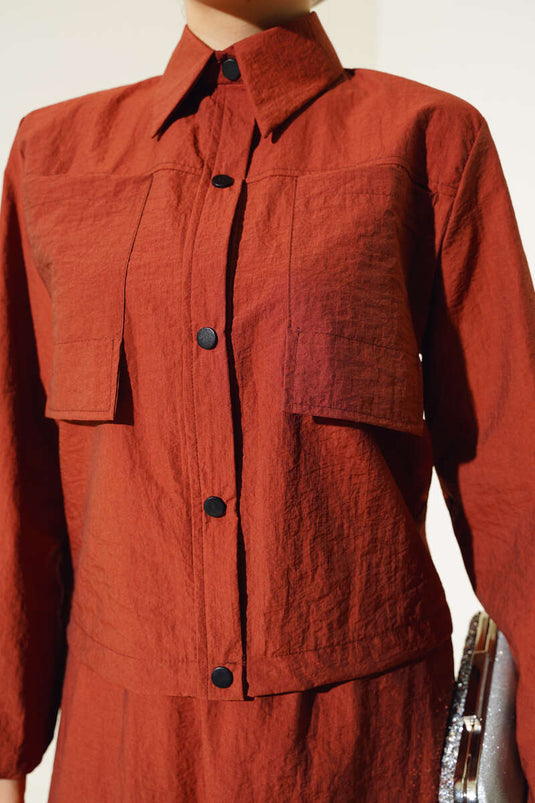 Çıtçıtlı Etekli Paraşüt İkili Takım Kiremit