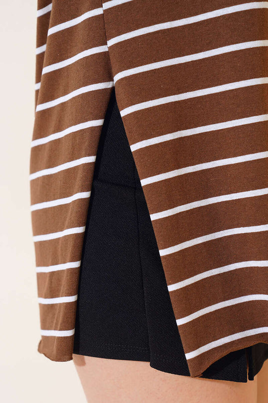 Striped Coffee T-shirt