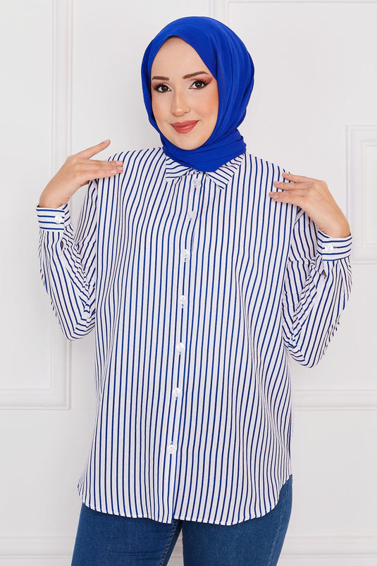 Çizgili Gömlek Saks