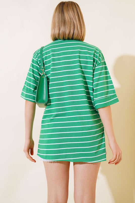 Striped Green T-shirt