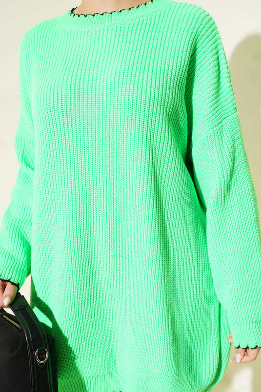 تونيك تريكو بتفاصيل درزة الراعي بنيتون