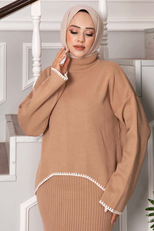 فستان قصير بخياطة الراعي TEN