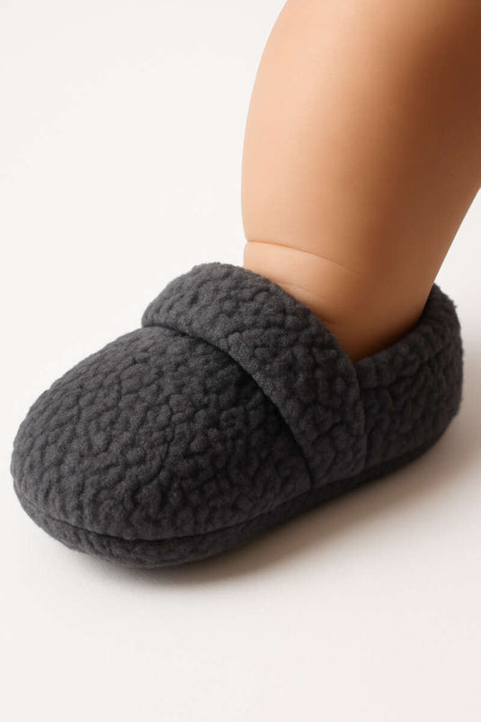 Çocuk Peluş Patik Füme