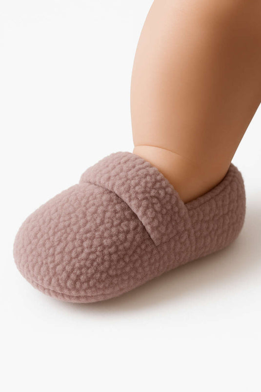 Çocuk Peluş Patik Gül Kurusu