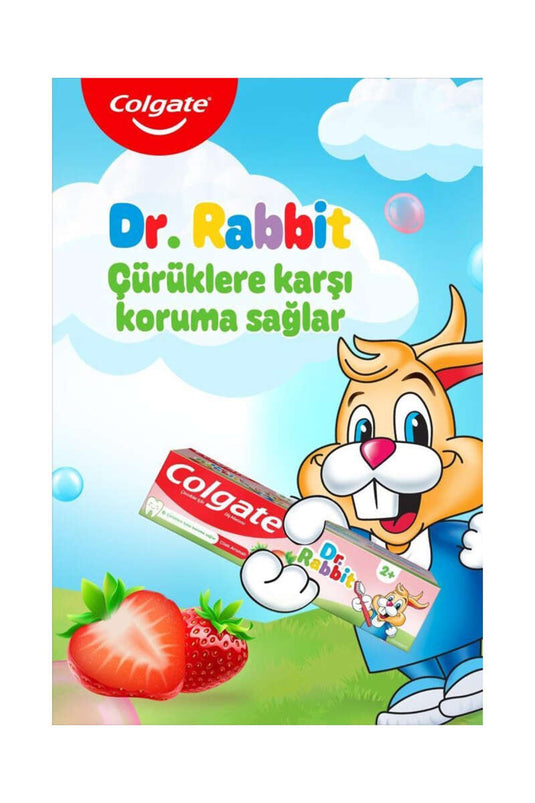 Colgate Dr. Rabbit Erdbeere 50ml Kinderzahnpasta