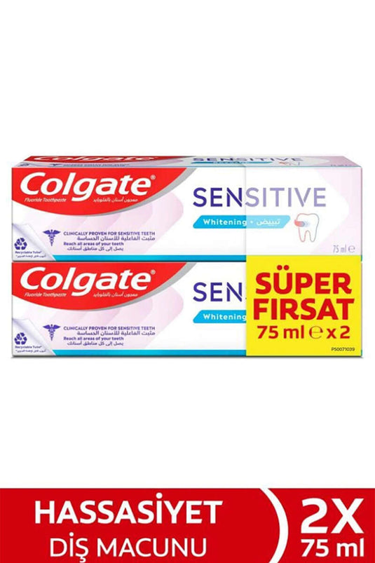 Colgate Sensitive Diş Macunu 75 ml + 75 ml 2'li Fırsat Seti