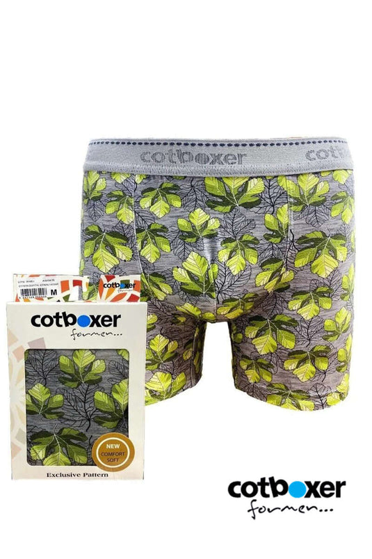 Cotboxer Digital Patterned Men's Boxer Gray
