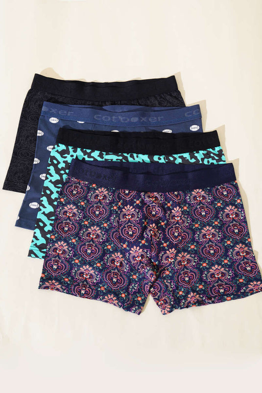Cotboxer Likralı Empirme Erkek Boxer Asorti 14