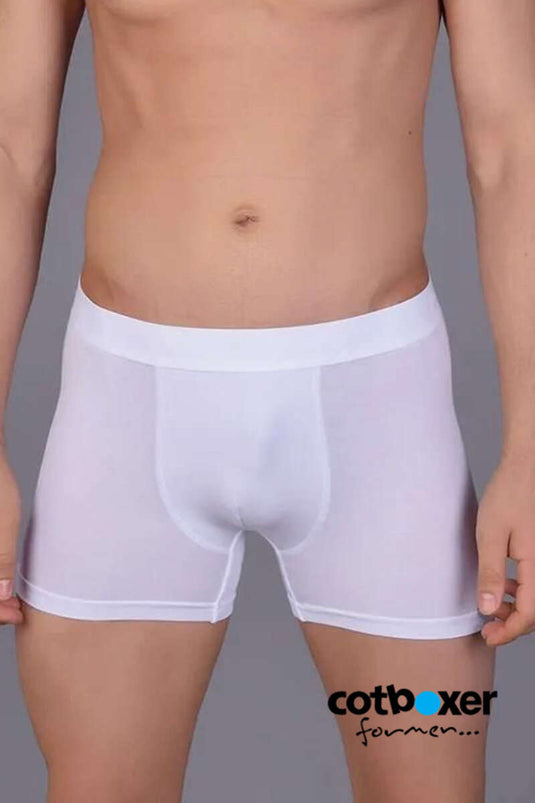 Cotboxer Modal Erkek Boxer Beyaz