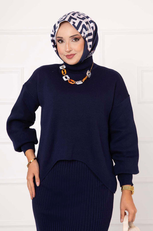 Costume Double Court Bleu Marine