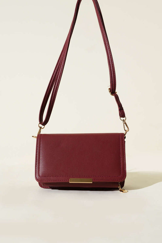 Sac portefeuille bordeaux