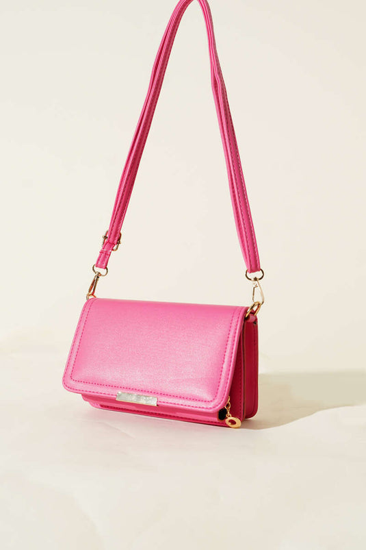 Wallet Detail Bag Fuchsia