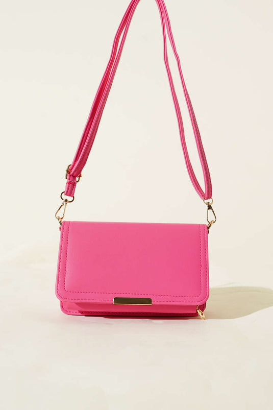 Wallet Detail Bag Fuchsia
