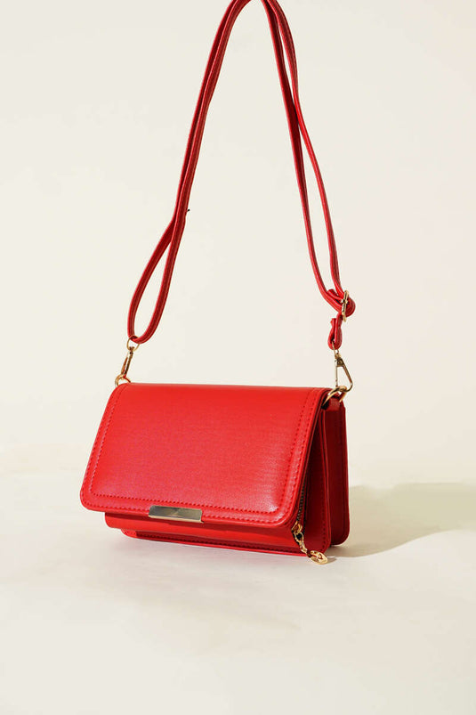 Wallet Detail Bag Red