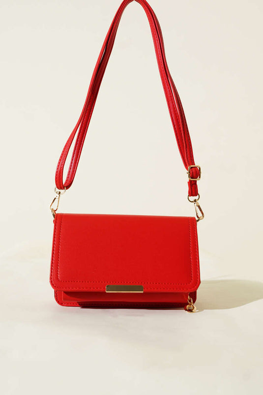 Wallet Detail Bag Red