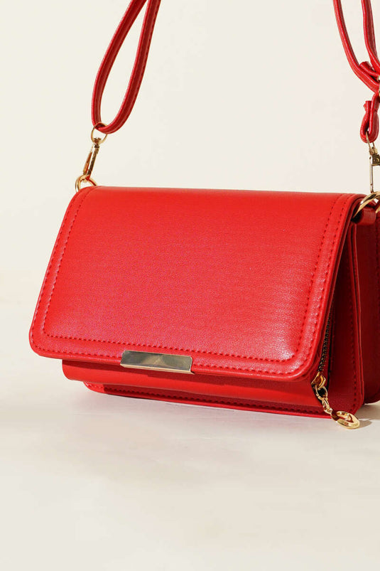 Wallet Detail Bag Red