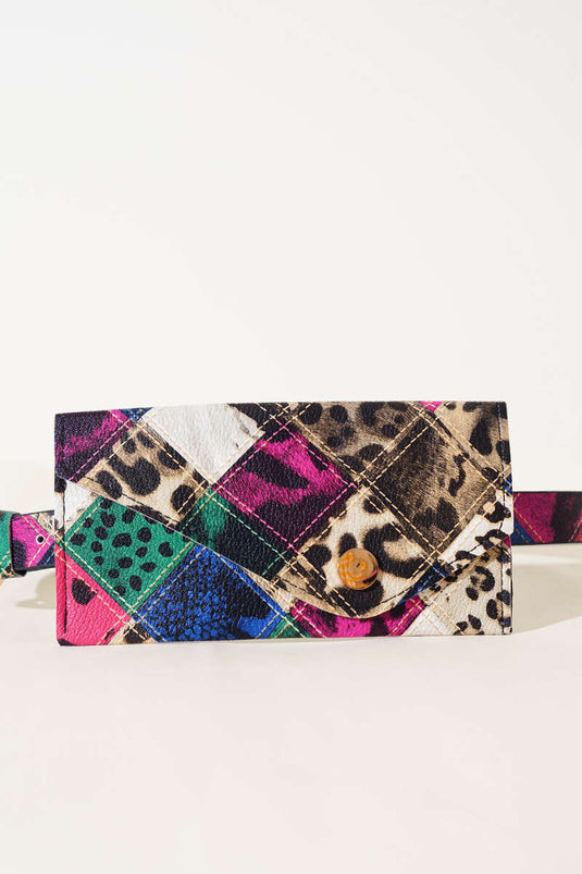 Ensemble fin de 4 ceintures avec portefeuille