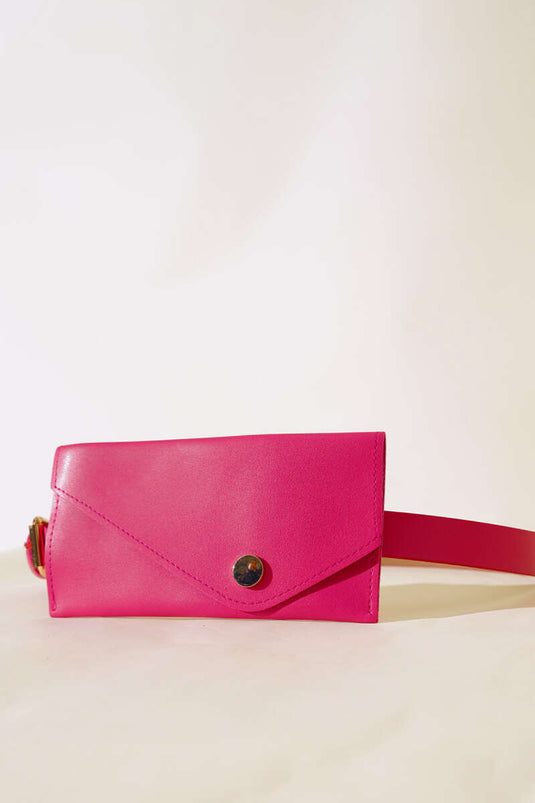 Wallet Thin Fuchsia Belt