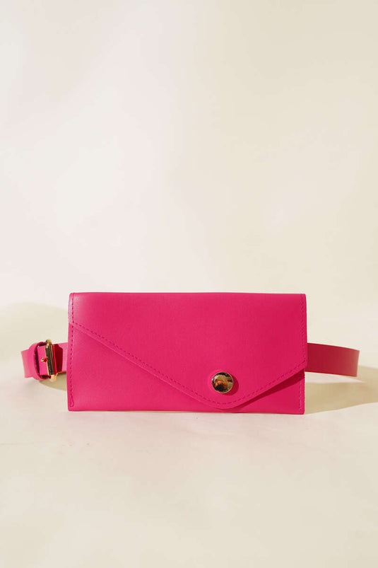 Wallet Thin Fuchsia Belt