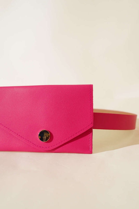 Wallet Thin Fuchsia Belt