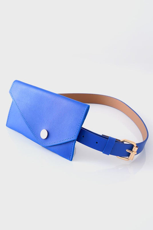 Wallet Slim Blue Belt