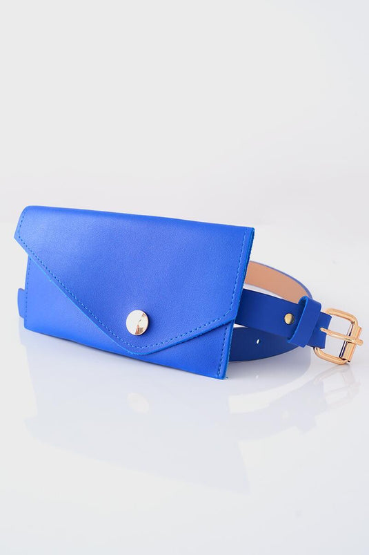 Wallet Slim Blue Belt