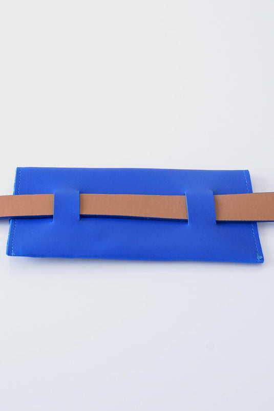 Wallet Slim Blue Belt